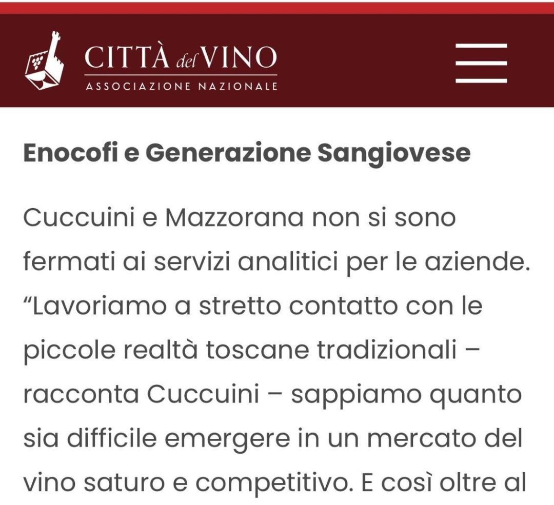 Enocofi e Generazione Sangiovese