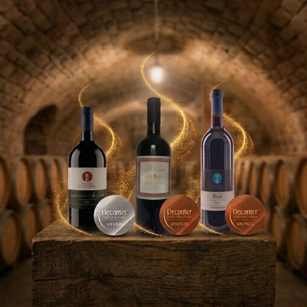 Decanter premia 3 vini di Generazione Sangiovese